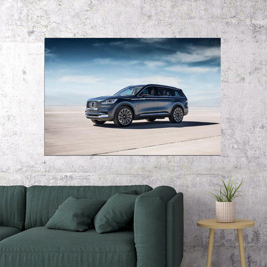 Lincoln Aviator Sports Car Luxury Car Auto Poster Wall Art Print Home Wall Decor - xonomax