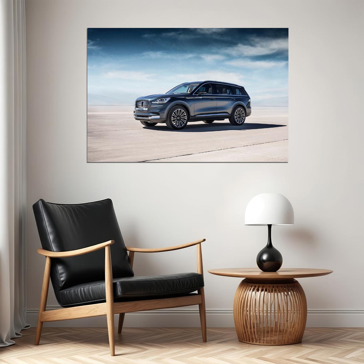 Lincoln Aviator Sports Car Luxury Car Auto Poster Wall Art Print Home Wall Decor - xonomax