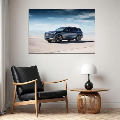 Lincoln Aviator Sports Car Luxury Car Auto Poster Wall Art Print Home Wall Decor - xonomax