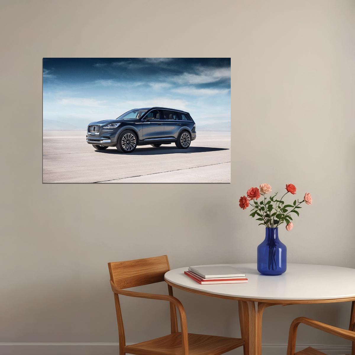Lincoln Aviator Sports Car Luxury Car Auto Poster Wall Art Print Home Wall Decor - xonomax