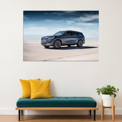 Lincoln Aviator Sports Car Luxury Car Auto Poster Wall Art Print Home Wall Decor - xonomax