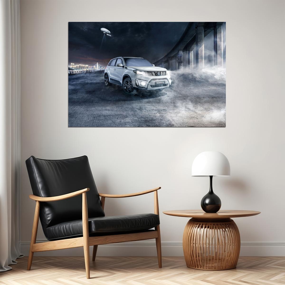 Suzuki Vitara 30 Suv Luxury Car Desing Car Poster Wall Art Print Home Wall Decor - xonomax