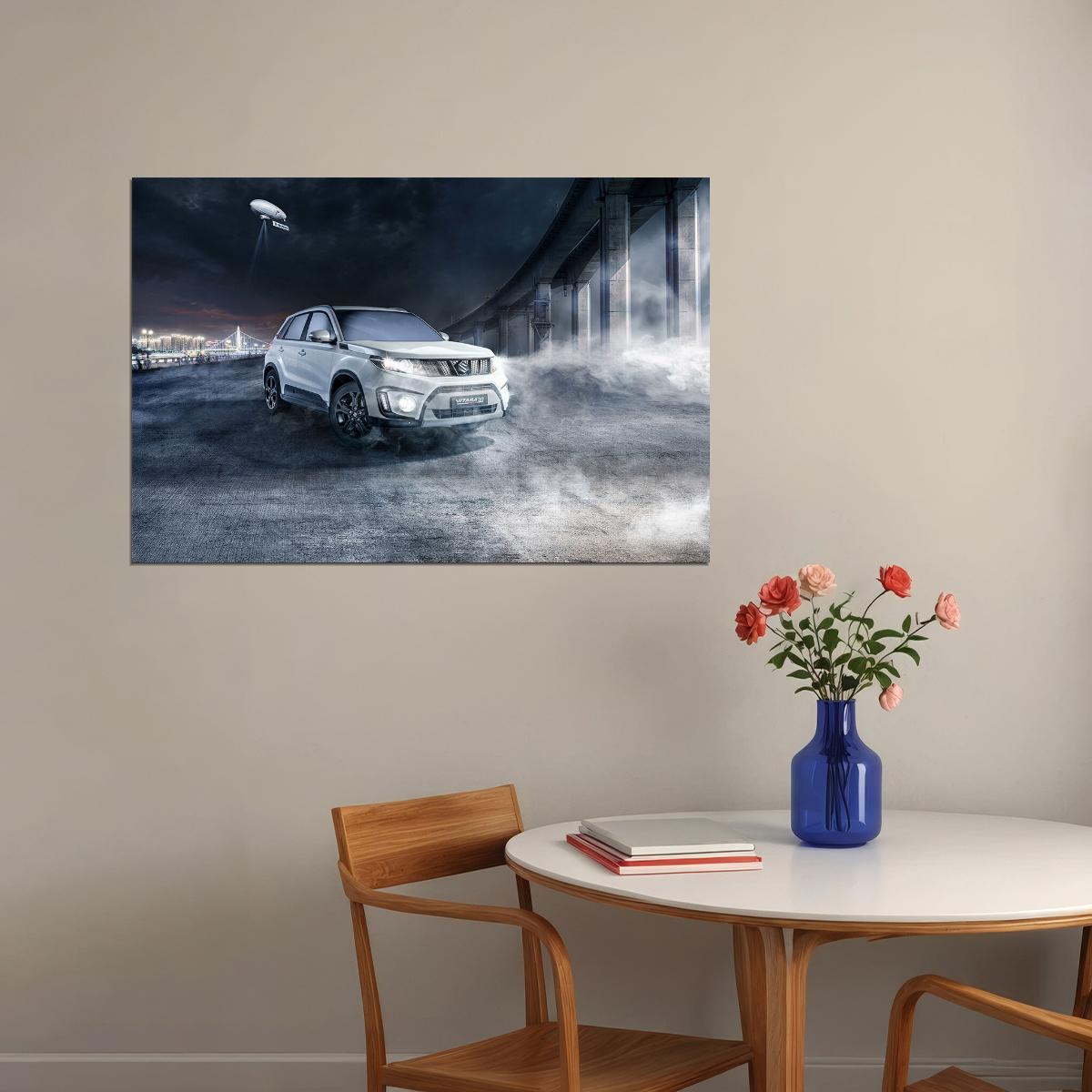 Suzuki Vitara 30 Suv Luxury Car Desing Car Poster Wall Art Print Home Wall Decor - xonomax