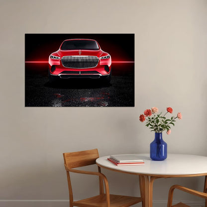 Vision Mercedes Maybach Ultimate Luxury Car Poster Wall Art Print Home Wall Decor - xonomax