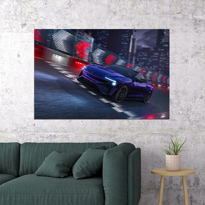 Aiways Rg Nathalie Racing Car Sports Car Poster Wall Art Print Home Wall Decor - xonomax