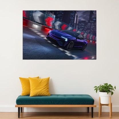 Aiways Rg Nathalie Racing Car Sports Car Poster Wall Art Print Home Wall Decor - xonomax