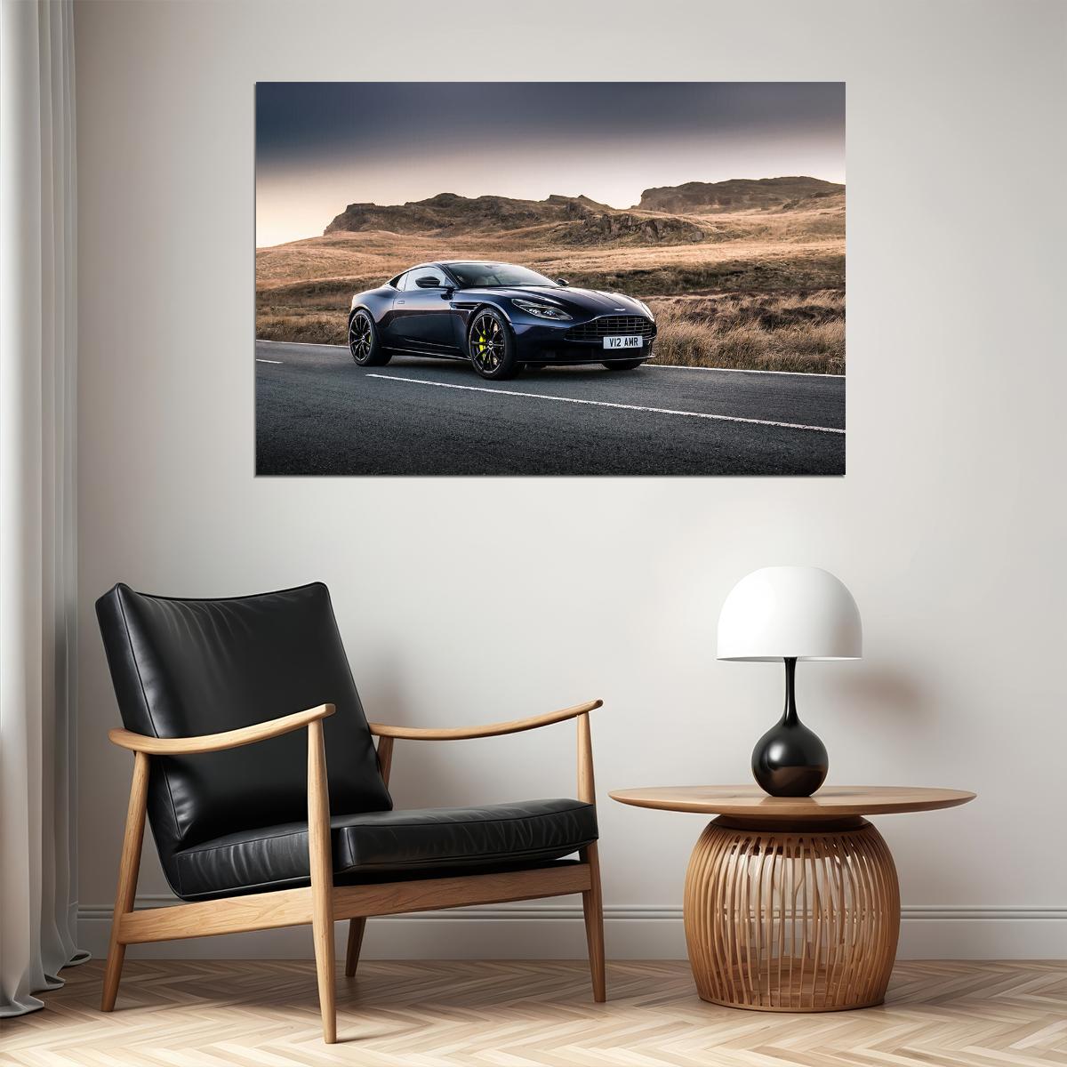 Aston Martin Db11 Amr Luxury Car Desing Poster Wall Art Print Home Wall Decor - xonomax