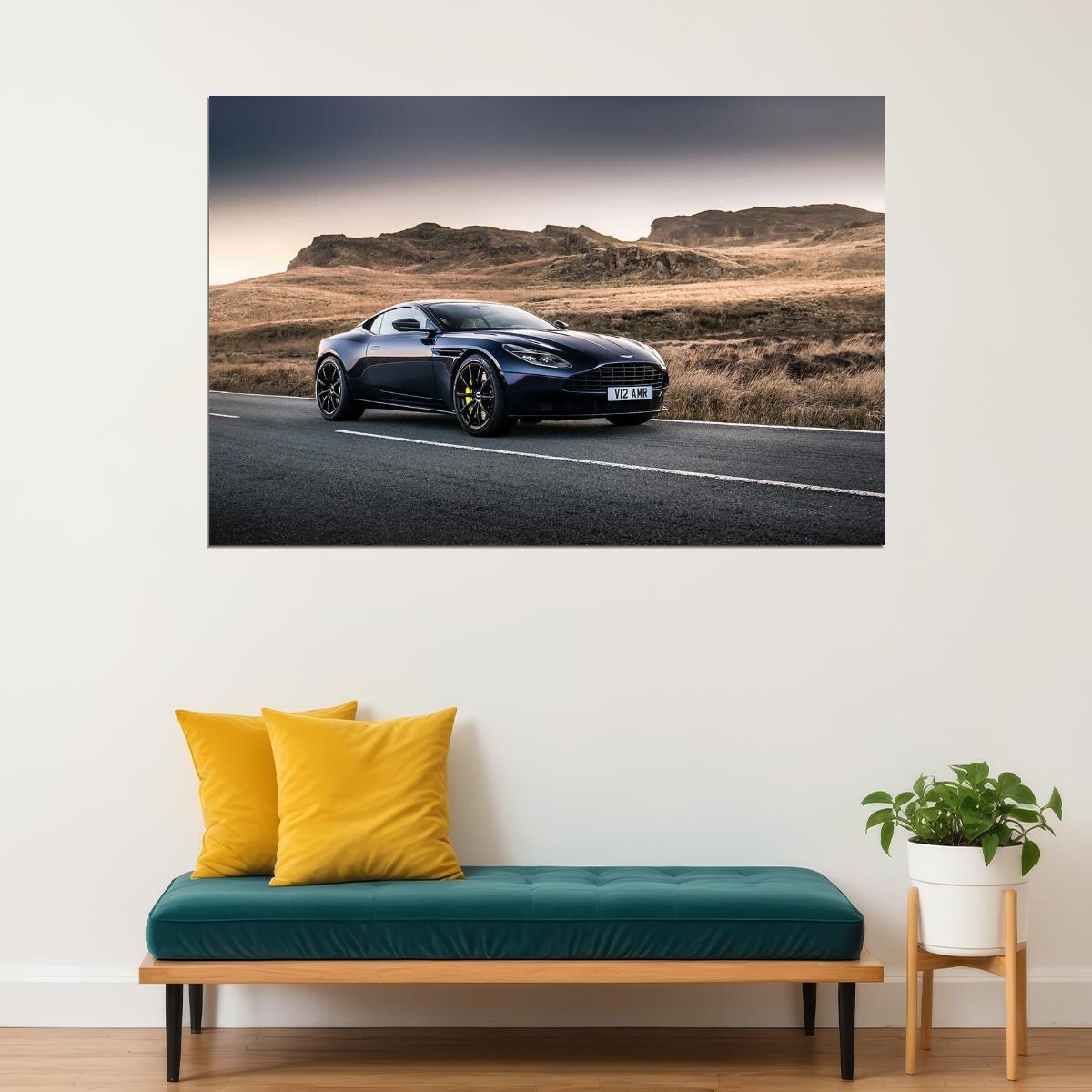 Aston Martin Db11 Amr Luxury Car Desing Poster Wall Art Print Home Wall Decor - xonomax