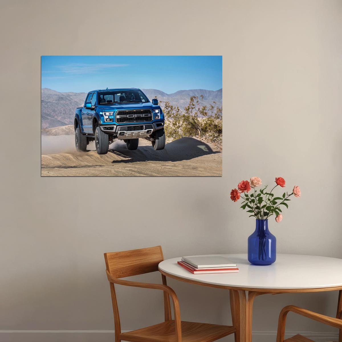Ford F 150 Raptor Supercrew Off Road Suv Desing Poster Wall Art Print Home Wall Decor - xonomax