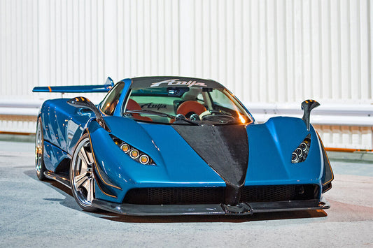 Pagani Zonda C12 S Anija Racing Car Auto Poster Wall Art Print Home Wall Decor - xonomax