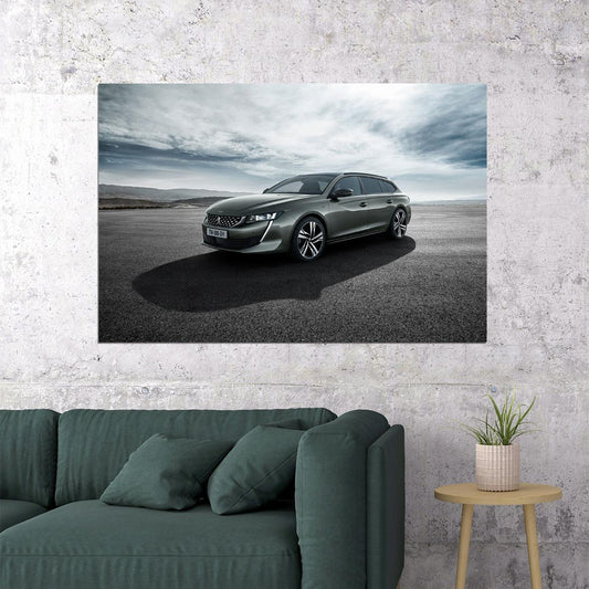 Peugeot 508 Sw Gt Suv Sports Car Desing Car Poster Wall Art Print Home Wall Decor - xonomax