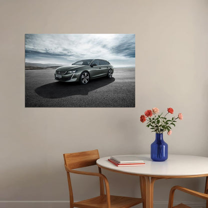 Peugeot 508 Sw Gt Suv Sports Car Desing Car Poster Wall Art Print Home Wall Decor - xonomax