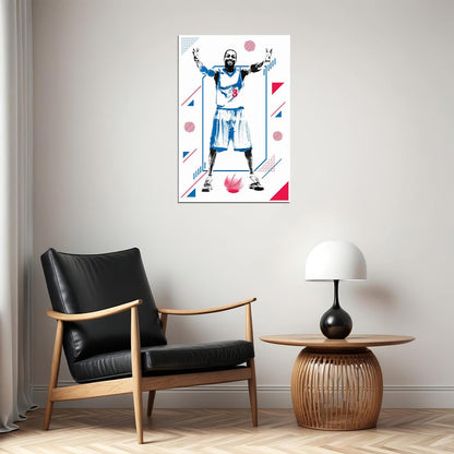 Allen Iverson Ai American Basketball Player Poster Wall Art Print Home Wall Decor - xonomax