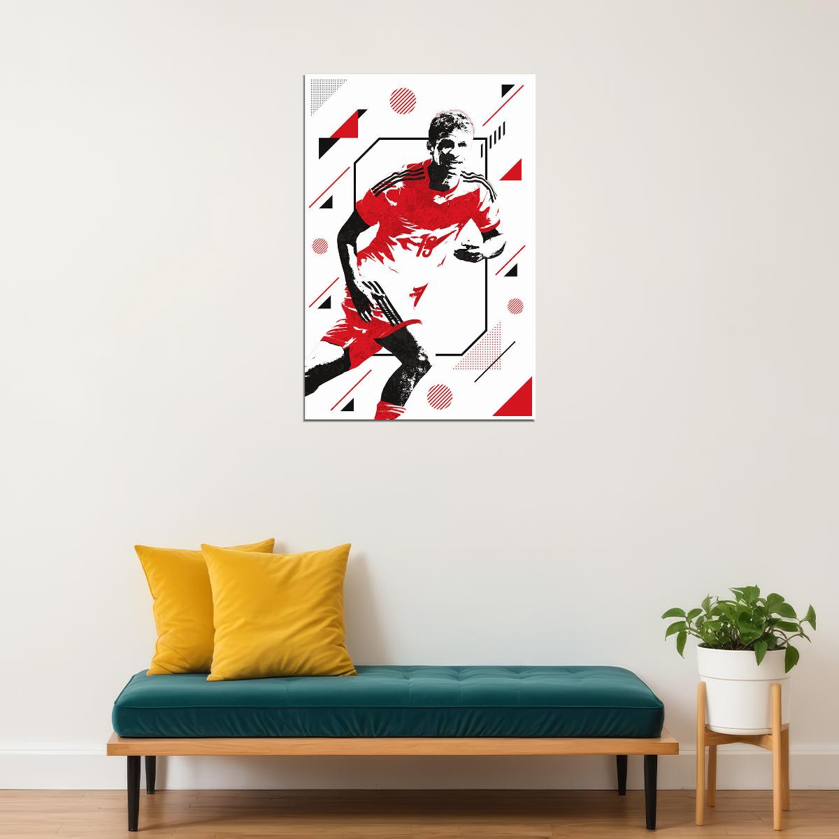 Thomas Muller German Football Soccer Athlete Poster Wall Art Print Home Wall Decor - xonomax