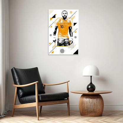 Memphis Depay Netherlands Soccer Athlete Poster Wall Art Print Home Wall Decor - xonomax