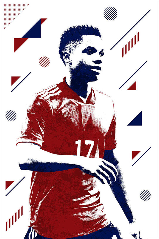 Ansu Fati Spain Football Soccer Athlete Sports Poster Wall Art Print Home Wall Decor - xonomax