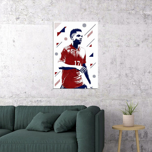 Ansu Fati Spain Football Soccer Athlete Sports Poster Wall Art Print Home Wall Decor - xonomax
