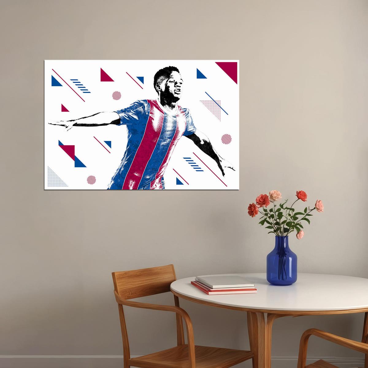 Ansu Fati Spain Football Soccer Player Sports Poster Wall Art Print Home Wall Decor - xonomax