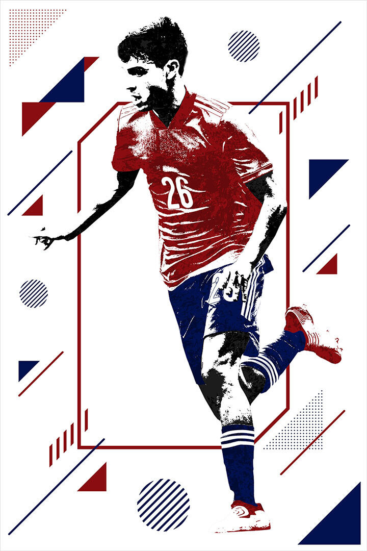 Pedro Gonzalez Spain Football Soccer Athlete Poster Wall Art Print Home Wall Decor - xonomax