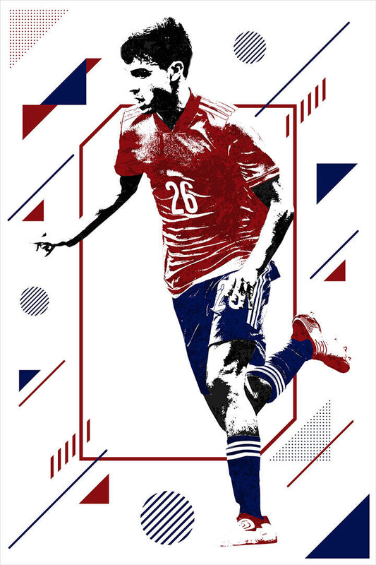 Pedro Gonzalez Spain Football Soccer Athlete Poster Wall Art Print Home Wall Decor - xonomax
