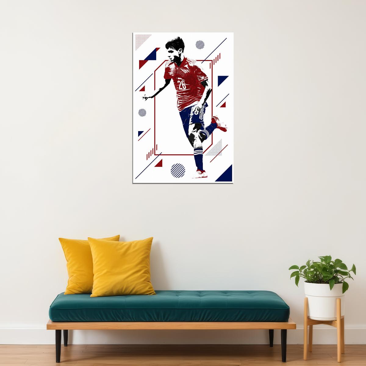 Pedro Gonzalez Spain Football Soccer Athlete Poster Wall Art Print Home Wall Decor - xonomax