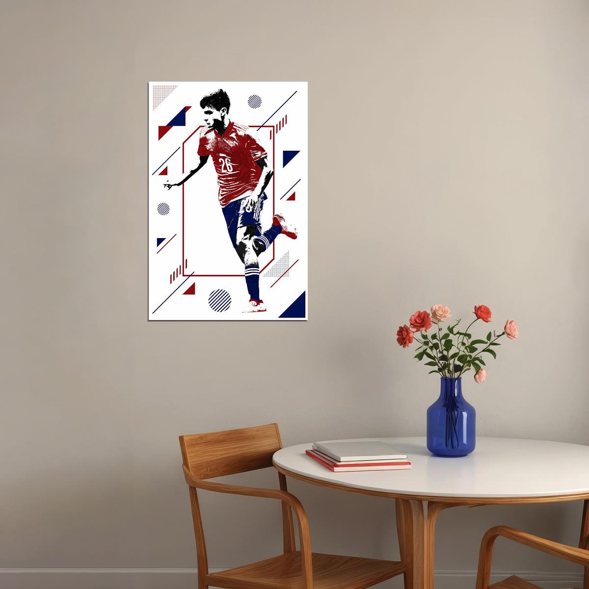Pedro Gonzalez Spain Football Soccer Athlete Poster Wall Art Print Home Wall Decor - xonomax