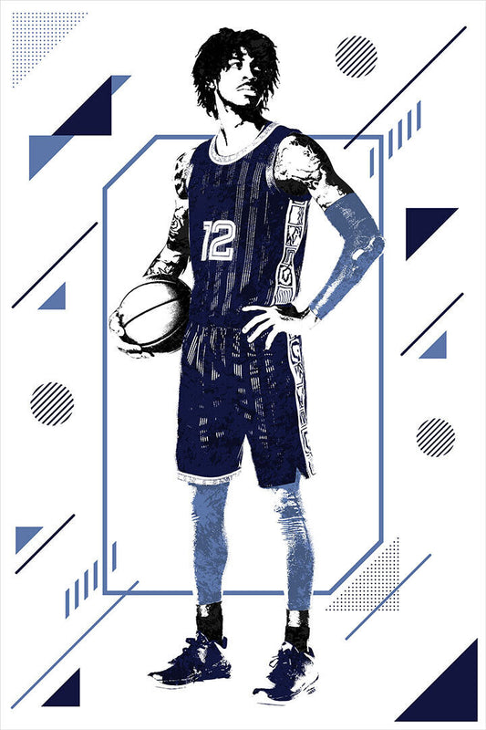 Ja Morant Memphis American Basketball Player Poster Wall Art Print Home Wall Decor - xonomax