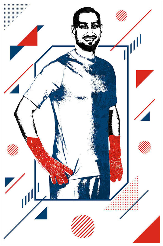 Gianluigi Donnarumma Italy Soccer Player Poster Wall Art Print Home Wall Decor - xonomax