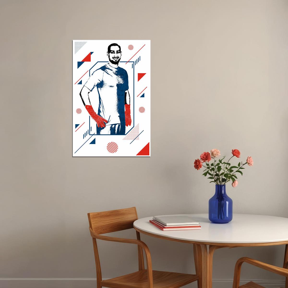 Gianluigi Donnarumma Italy Soccer Player Poster Wall Art Print Home Wall Decor - xonomax