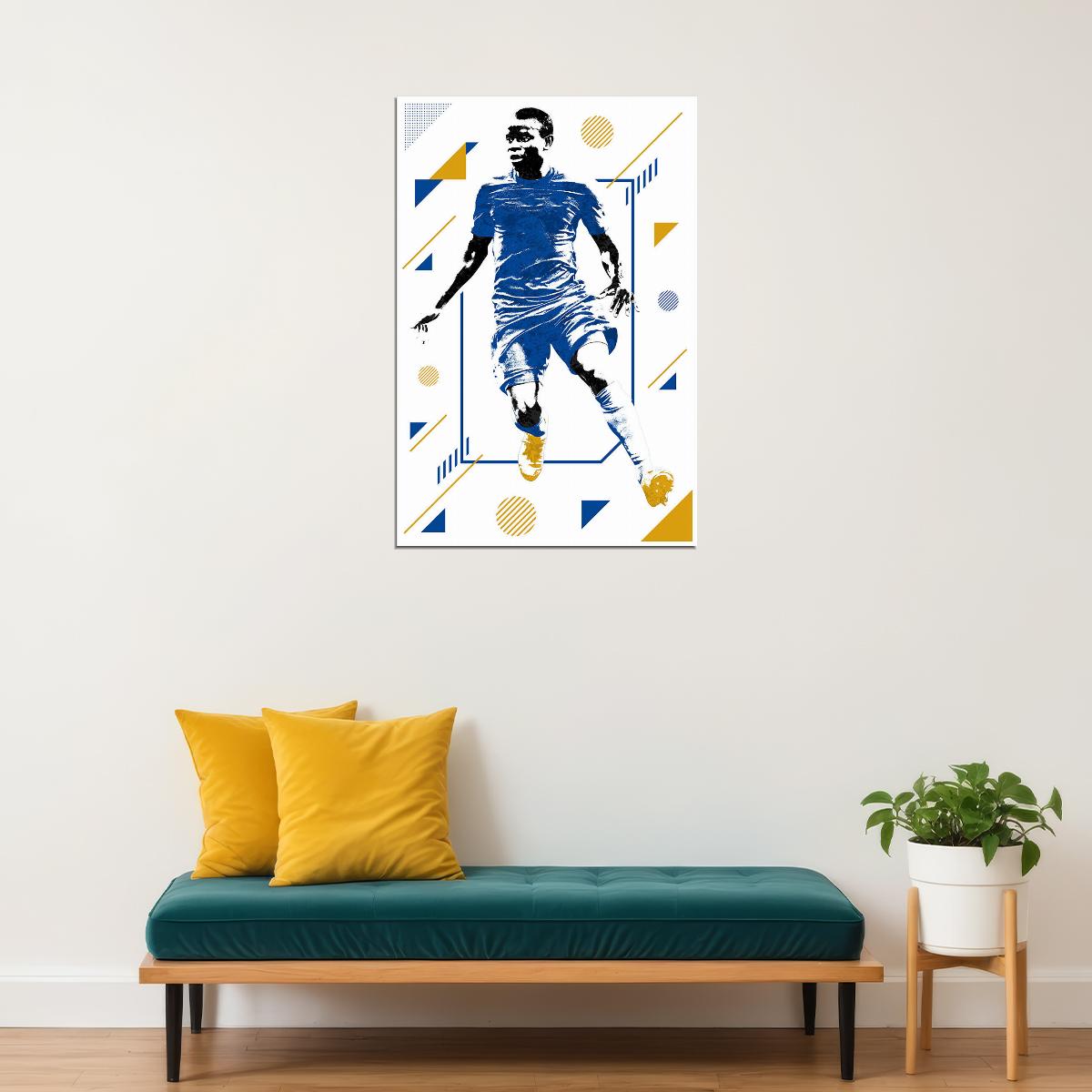 N'gola Kante France Football Soccer Player Poster Wall Art Print Home Wall Decor - xonomax