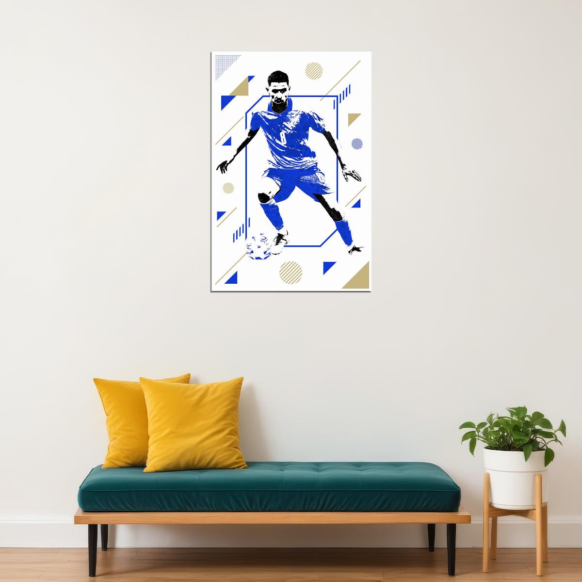 Jorge Luiz Italy Football Soccer Athlete Poster Wall Art Print Home Wall Decor - xonomax