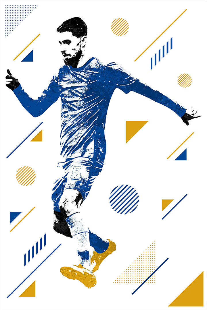 Jorge Luiz Italy Football Soccer Player Poster Wall Art Print Home Wall Decor - xonomax