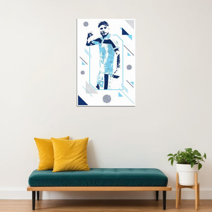 Ciro Immobile Italy National Football Athlete Poster Wall Art Print Home Wall Decor - xonomax