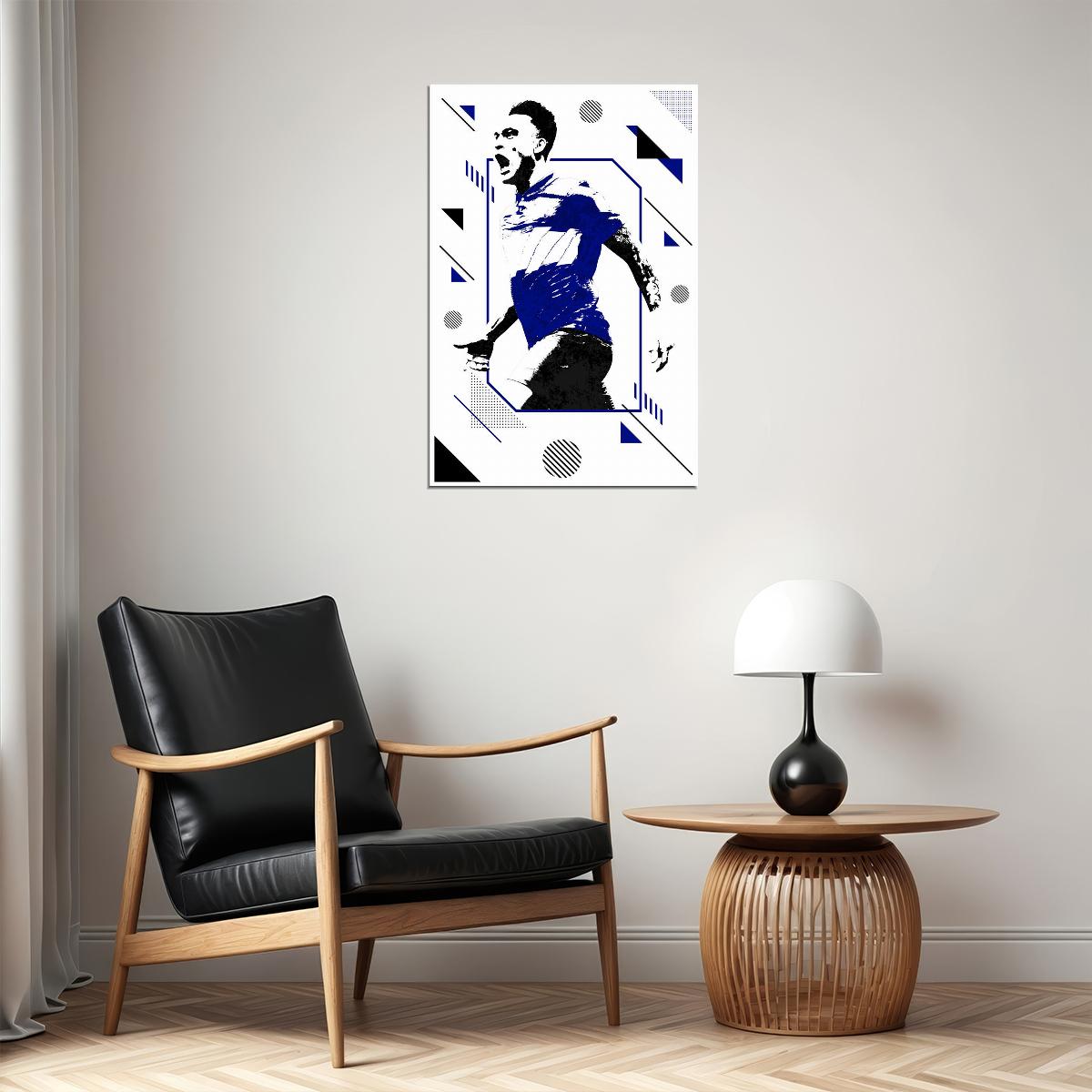 Lautaro Martinez Argentina Football Soccer Player Poster Wall Art Print Home Wall Decor - xonomax