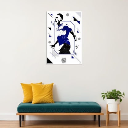 Lautaro Martinez Argentina Football Soccer Player Poster Wall Art Print Home Wall Decor - xonomax