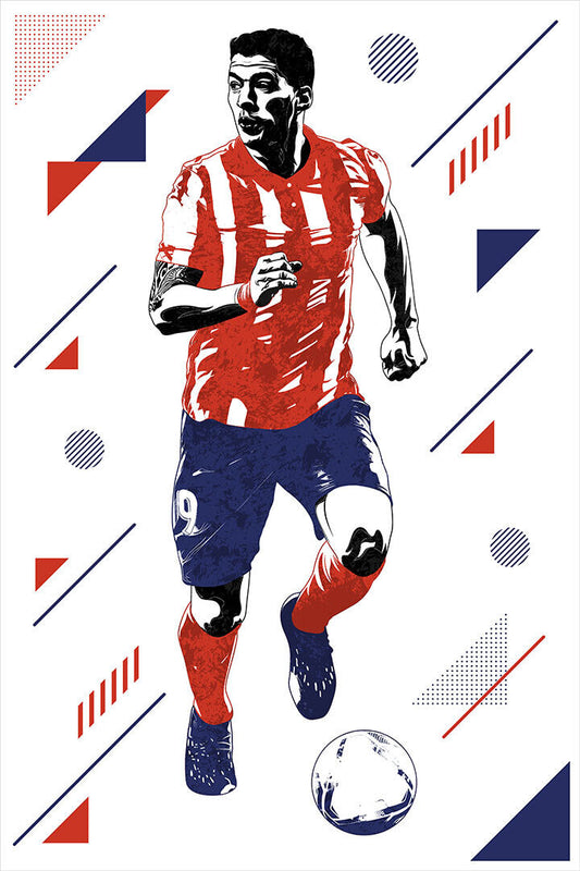 Luis Suarez Uruguay Football Soccer Player Poster Wall Art Print Home Wall Decor - xonomax