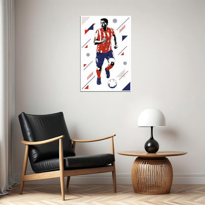 Luis Suarez Uruguay Football Soccer Player Poster Wall Art Print Home Wall Decor - xonomax