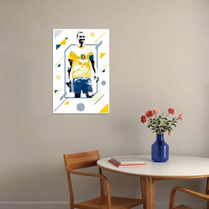 Zlatan Ibrahimovic Football Player Athlete Poster Wall Art Print Home Wall Decor - xonomax