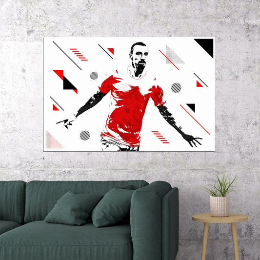 Zlatan Ibrahimovic Football Player Sports Poster Wall Art Print Home Wall Decor - xonomax