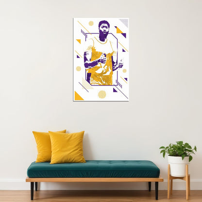 Anthony Davis Los Angeles Star Basketball Poster Wall Art Print Home Wall Decor - xonomax