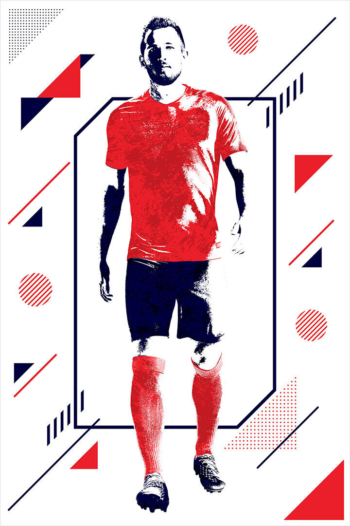 Harry Kane British Football Soccer Player Poster Wall Art Print Home Wall Decor - xonomax
