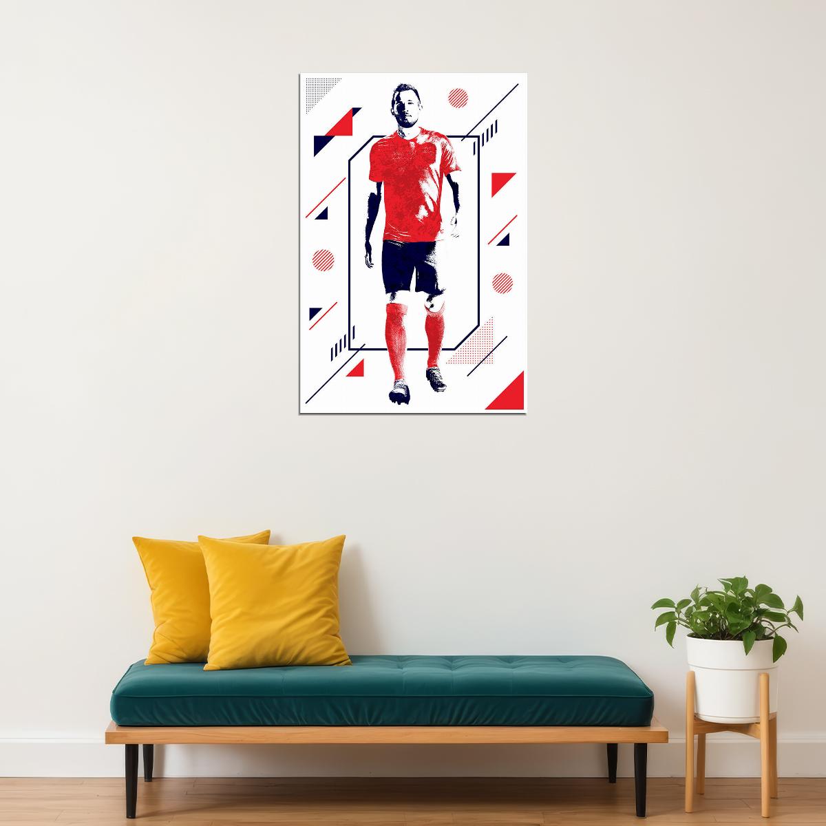 Harry Kane British Football Soccer Player Poster Wall Art Print Home Wall Decor - xonomax