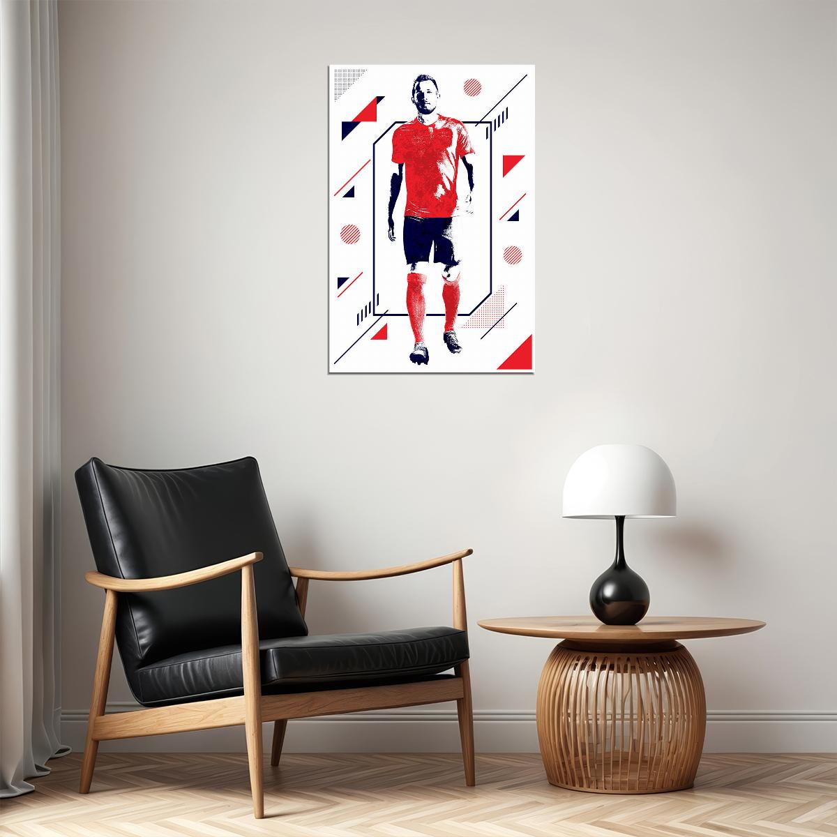 Harry Kane British Football Soccer Player Poster Wall Art Print Home Wall Decor - xonomax