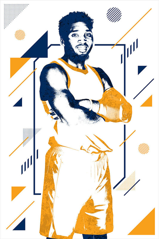 Donovan Mitchell Utah Jazz Star Basketball Poster Wall Art Print Home Wall Decor - xonomax