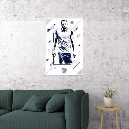 Harry Kane British Football Soccer Player Poster Wall Art Print Home Wall Decor - xonomax