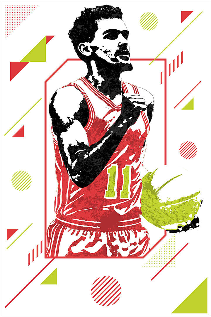Trae Young American Basketball Player Sports Poster Wall Art Print Home Wall Decor - xonomax