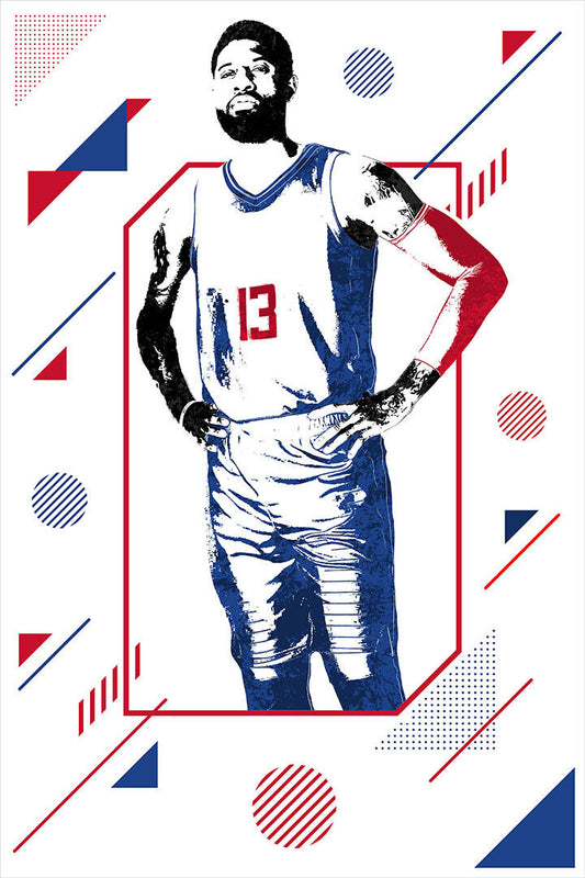Paul George American Basketball Player Sports Poster Wall Art Print Home Wall Decor - xonomax
