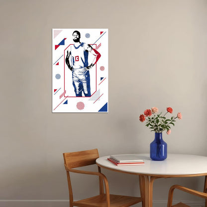 Paul George American Basketball Player Sports Poster Wall Art Print Home Wall Decor - xonomax