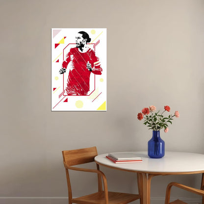 Virgil Van Dijk Football Soccer Player Sports Poster Wall Art Print Home Wall Decor - xonomax
