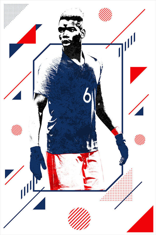 Paul Pogba France Football Soccer Athlete Poster Wall Art Print Home Wall Decor - xonomax